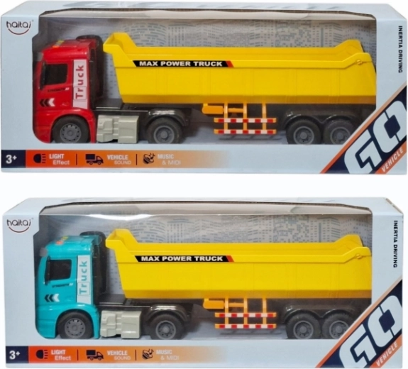 Children’s dump truck with light and sound - 1 piece