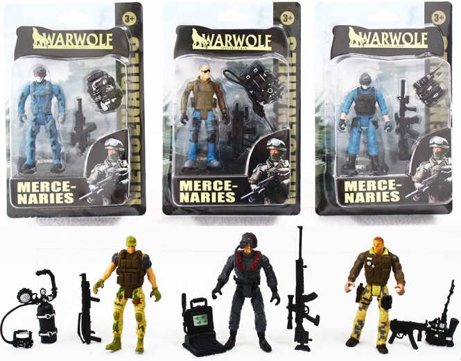 Akcijska figurica vojaka 10 cm, serija 2 (več vrst)