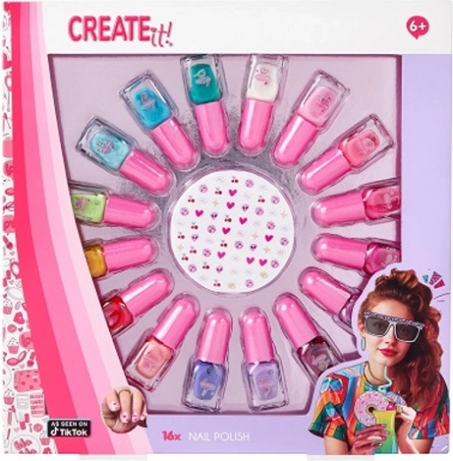 Create It! komplet lakov za nohte 16 kosov