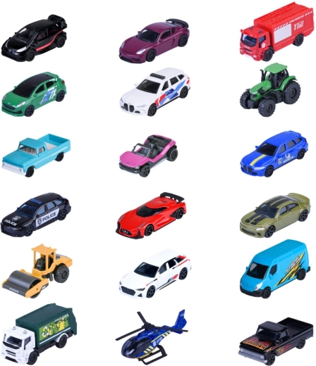 Various types of urban vehicles