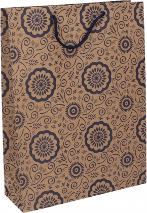 Darilna kraft vrečka L 27,5 × 36,5 × 9 cm