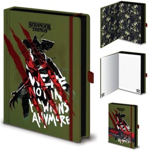 Premium zvezek Stranger Things Not in Hawkins A5