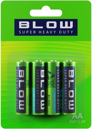 BLOW super heavy duty baterije AA, blister 4 kosi