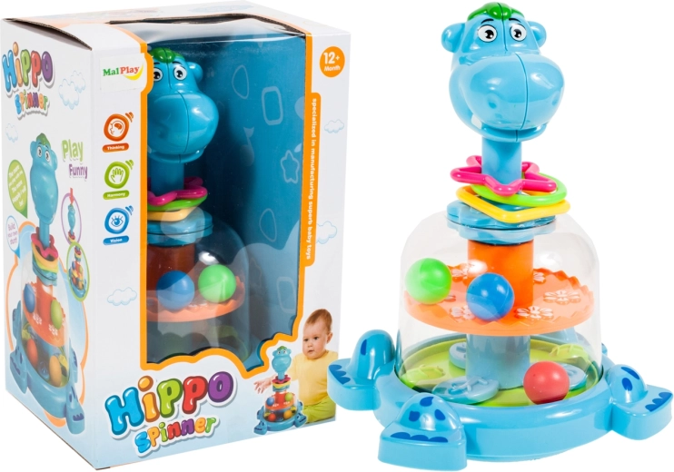 Povodni konjiček z kroglicami – interaktivna igrača za otroke