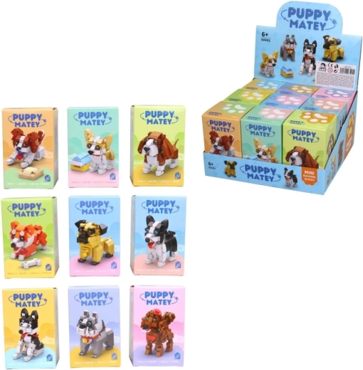 Dog Building Set in Display Box - 9 pcs