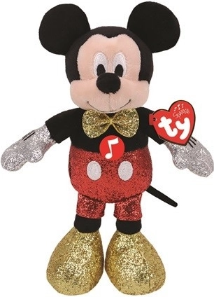 Ty Mickey Mouse plišasta igrača z zvokom 20 cm