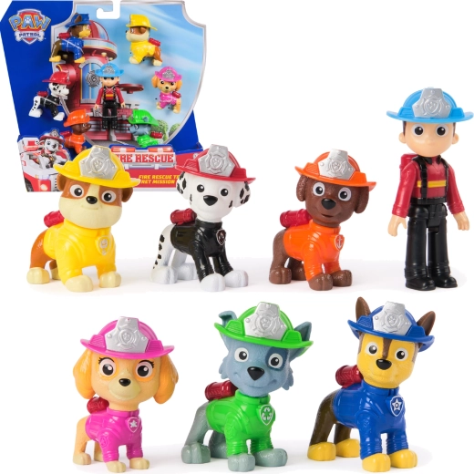 Tačke na patrulji Fire Rescue – komplet 7 figuric