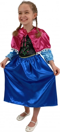 Otroški kostum princesa zimsko kraljestvo Ančka Deluxe – Anna