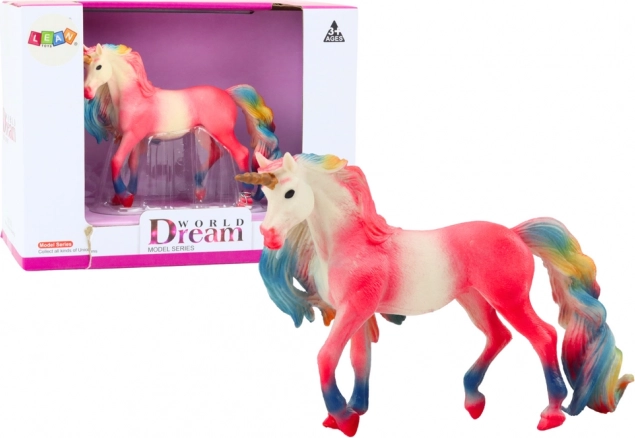 Zbirateljska figurica velik rožnati samorog 11 cm