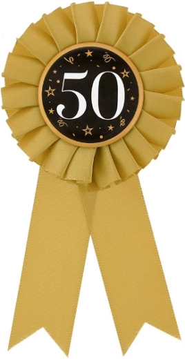 Jubilejna rojstnodnevna kokarda za 50 let