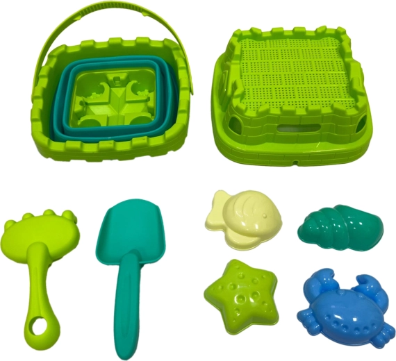 Komplet za pesek s zložljivim vedrom