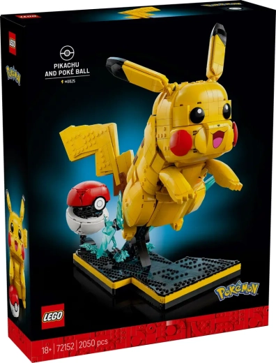 LEGO Pokémon Pikachu in Poké Ball (2050 delov)