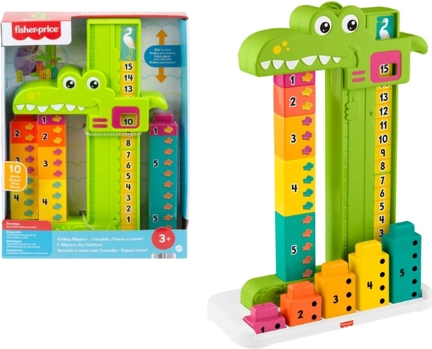 Igrača za učenje štetja Aligator