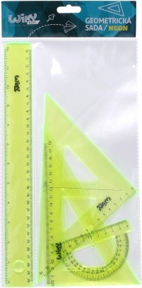 Neonski geometrijski komplet