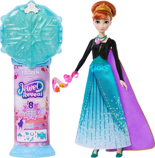 Lutka Disney Ledeno kraljestvo Jewel Reveal Anna z dodatki