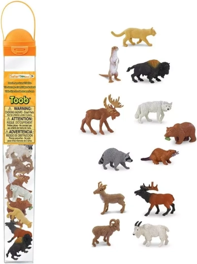 Safari Ltd. TOOBS tuba Živali Severne Amerike