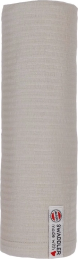 Lodger tetra plenica Swaddler seersucker 120 × 120 cm steel