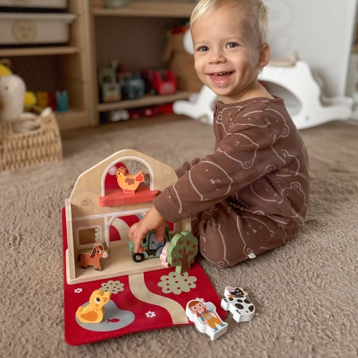 Develops imagination, speech, and motor skills