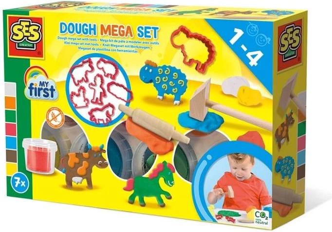 SES Creative My First mega komplet plastelina z orodji