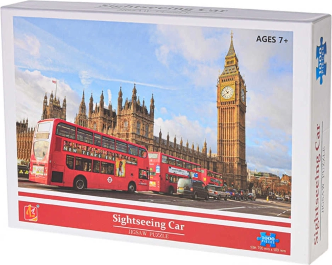 Puzzle London doubledeckerji 1000 koščkov 70 × 50 cm