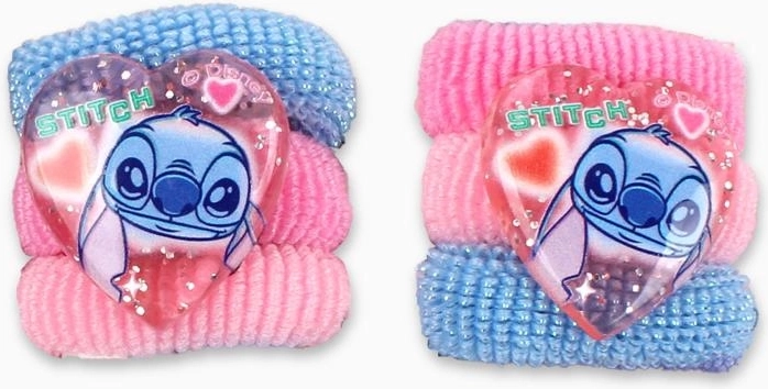 Elastične gumice z okrasnim srčkom STITCH