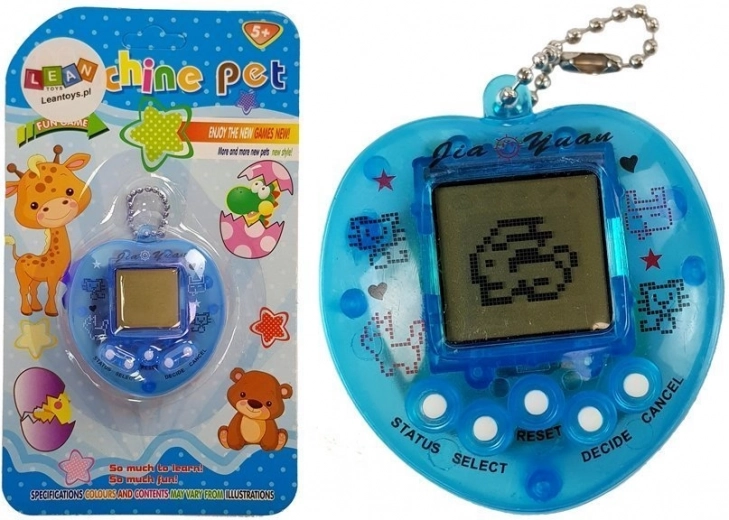 Elektronska igra Tamagotchi Modra s kratko verižico