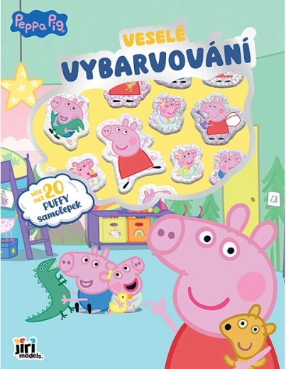 Veselo barvanje s samolepkami Pujsa Pepa
