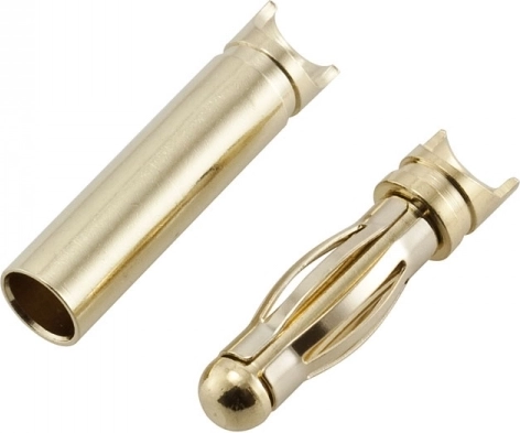 Bananini konektorji 4 mm z zarezo – 1 kos