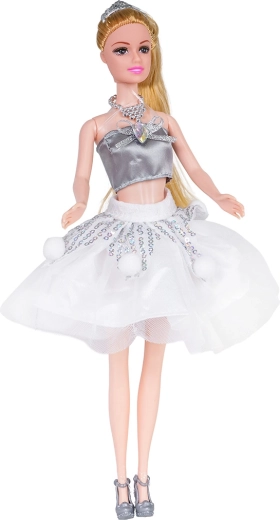 Stilna punčka s česljivimi lasmi