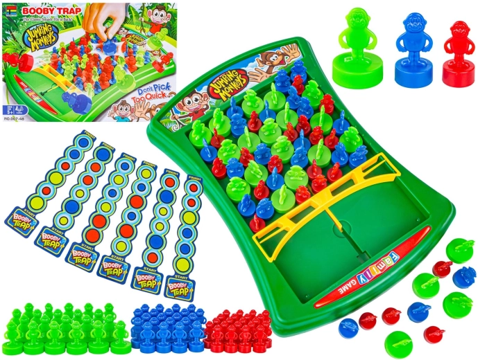 Dexterity game Booby Trap – jumping monkeys