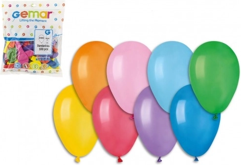 Napihljive baloni 19 cm, 100 kos - Karneval