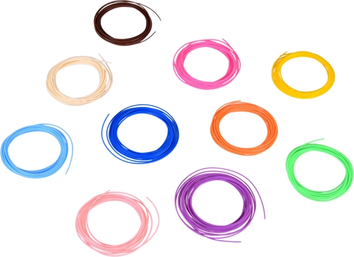 Široka paleta 10 barv za največjo ustvarjalnost