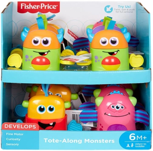 Fisher-Price Razigrane pošasti – komplet aktivnostnih igrač