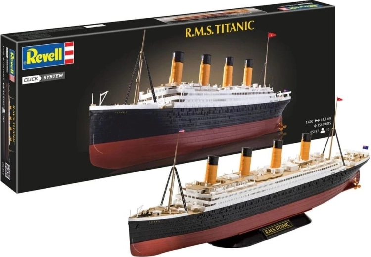 Plastični model ladje RMS Titanic 1:600 večbarven