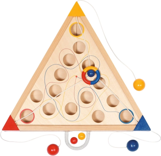 Tricours wooden cooperative skill game - 1 piece