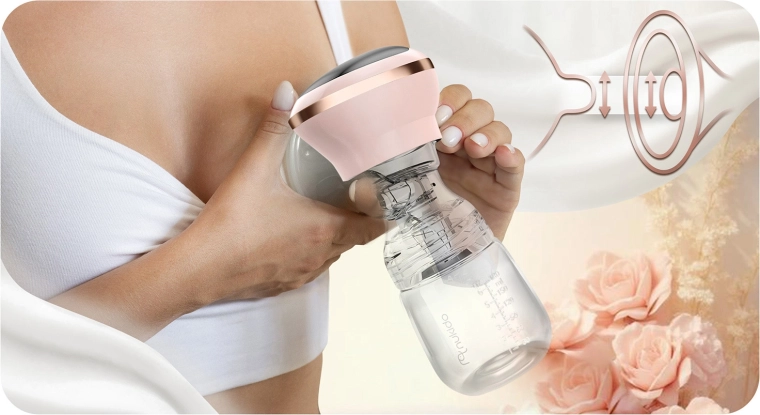 Tri faze sesanja z 9 stopnjami za naraven pretok mleka