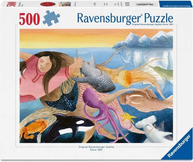 Ravensburger sestavljanka Mati morje 500 koščkov