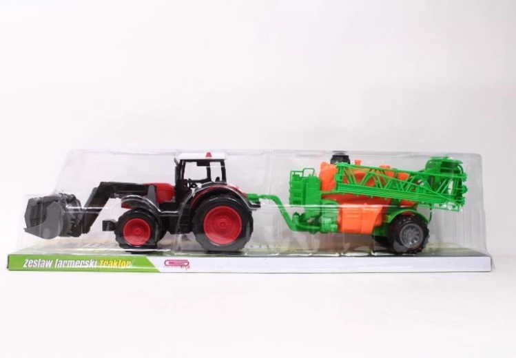 Traktor s kmetijskim strojem (igrača)