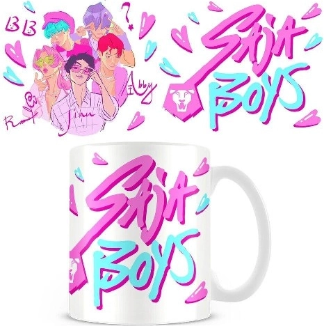 Keramična skodelica 325 ml K-POP Demon Hunters – Saja Boys