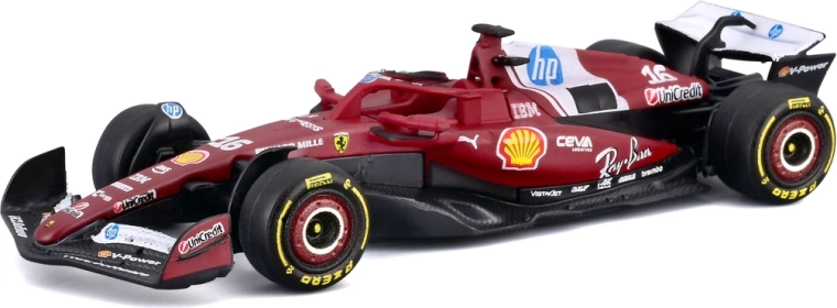 Bburago Ferrari SF-25 (2025) Charles Leclerc #16 – model Formule 1 1:64 v blisterju