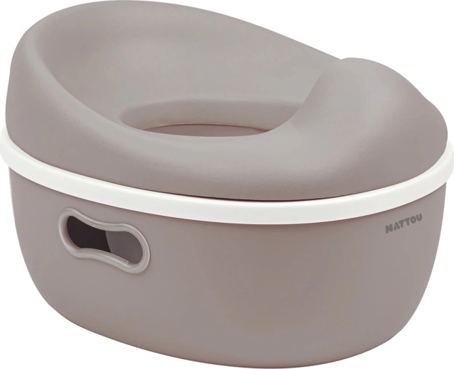 Nattou učni kahlica 3v1 Potty taupe
