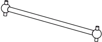 Sprednji pogonski gredi Hoolk – 2 kosa