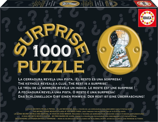 Presenečenje puzzle Starodavne božične 1000 koščkov