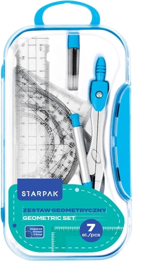 Geometrijski komplet 20 × 10 cm za šolarje