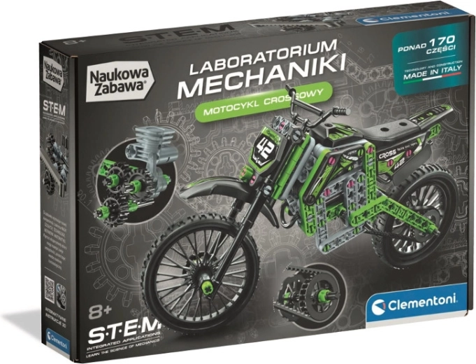 Laboratorijska mehanika – motokros motor – sestavljanka
