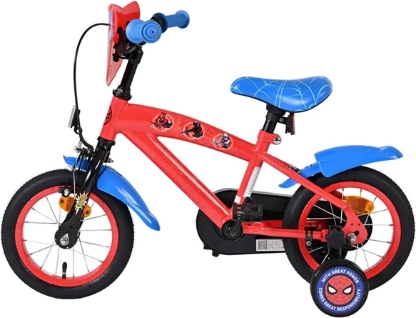 Otroško kolo Spider-Man 12" rdeče-modro