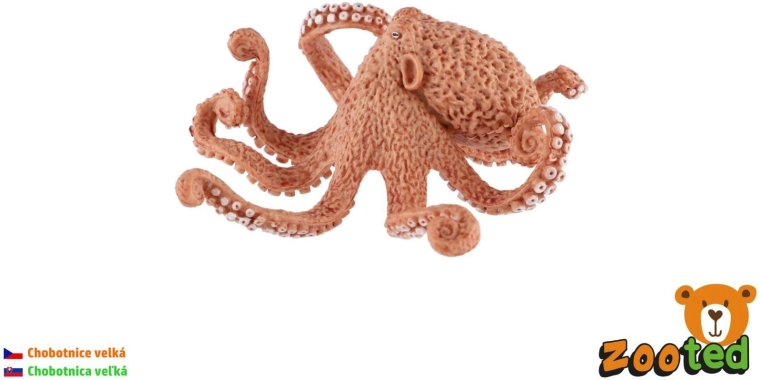 Plastična figurica velike hobotnice, 11 cm