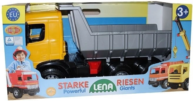 Velik otroški tovornjak s prekucnikom z blokado