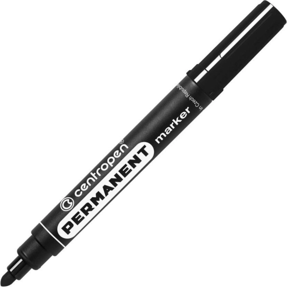 Centropen permanentni označevalec črn 2,5 mm