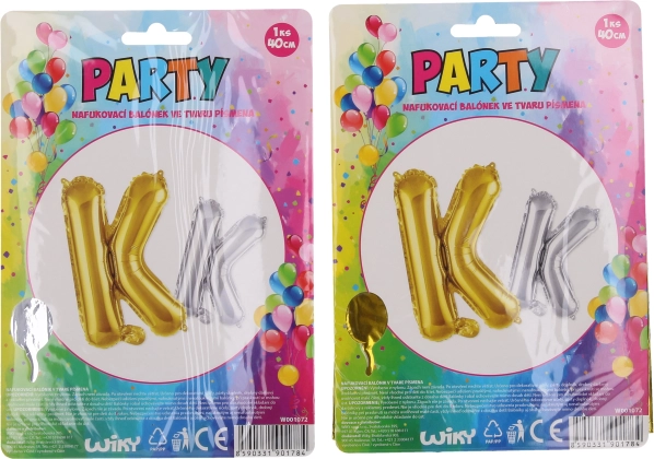Napihljiv balon črka K